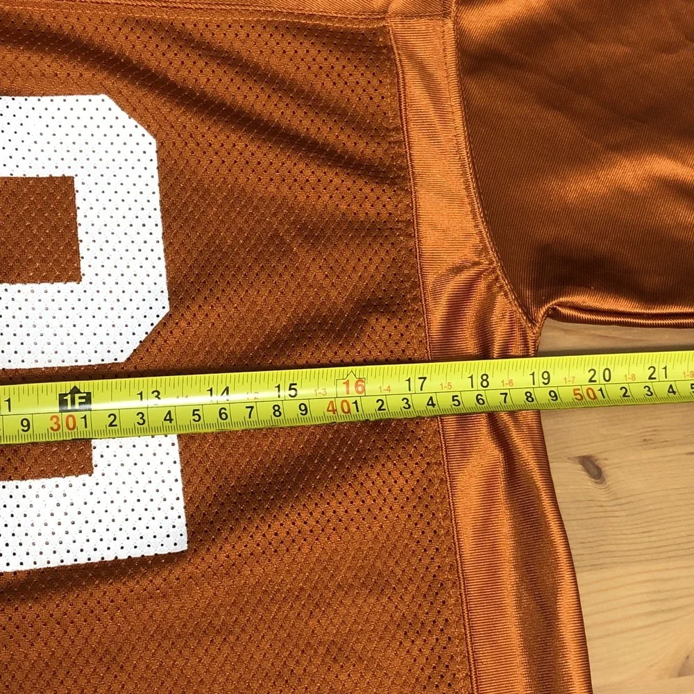 University Of Texas Longhorns NCAA #12  Jersey Sz Youth (14/16) Orange Football
